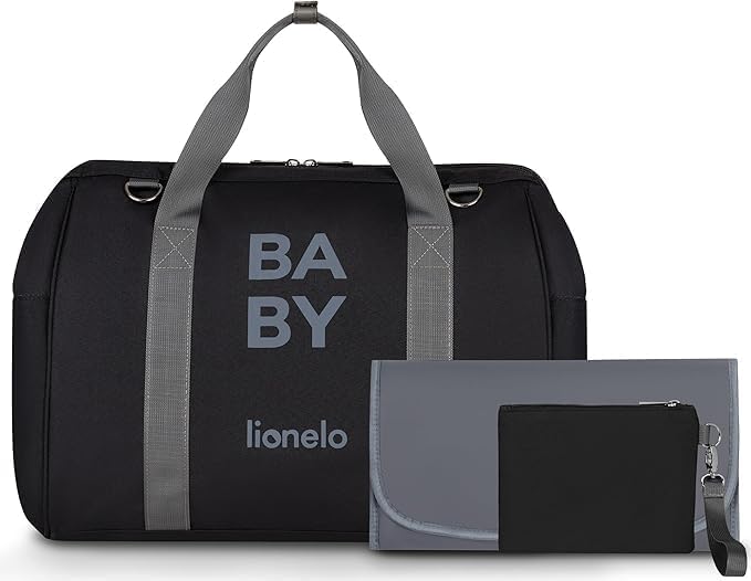 Lionelo IDA Changing Bag Spacious Stroller Organiser 7 Pockets Thermal Mat Pouch