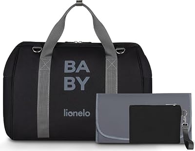 Lionelo IDA Changing Bag Spacious Stroller Organiser 7 Pockets Thermal Mat Pouch