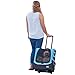 Pet Gear I-GO2 Roller Backpack, Travel Carrier, Car Seat for Cats/Dogs, Mesh Ventilation, Included Tether, Telescoping Handle, Storage Pouch, Extra Large Plus Traveler, Ocean Bluethumb 4