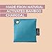 7-Pack Activated Carbon Air Purifier Bags, Home, Office, Business & Car Air Purifier and Freshener Bags in Blue, 75-Gram Natural Bamboo Charcoal Odor Eliminator Bags, Unscented Deodorizers