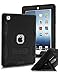 TIANLI for iPad 2 Case, Three Layer Protection Shockproof Protective with Kickstand Case - Black