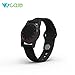 WoCase Wristband for Misfit Flash Activity and Sleep Tracker Band Bracelet (Black, One Size, Fits Most Wrist)