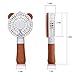 Security Cute Bear Fan Mini Portable Handheld Fan USB Rechargeable Personal Fan for Travel, Home, and Office, Built-in 1200mA Rechargeable Battery, 4 Blades, 1 Switch, 2 Speeds Adjustable (Brown)