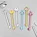 12Pcs Creative Cute Key Pen Gel Pen Ballpoint Pen Student Stationery(Random)