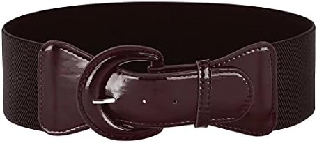 GRACE KARIN Women's Wide Stretchy Cinch Belt Vintage Chunky Buckle Belts S-XXXXL