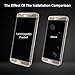 [Privacy Filter] Tateguard Samsung Galaxy S7 Edge Case Friendly Tempered Glass Screen Protector, [Bubble Free] [Easy Install] [Anti-Smudge] with a Free Back Cover