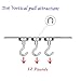 Magnetic Hooks, Makone 12 Pound Heavy Duty Neodymium Hanging Mighty Magnetic Hooks D16 (10 Packs)