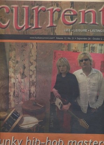 Hudson Current local newspaper (Sept/Oct 2002) - THE TOM TOM CLUB cover