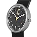 Braun Men's Analog Watch Black Face, Black Leather Band 38mm