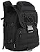 ArcEnCiel Camping Bags Waterproof Molle System Backpack Military 3P Tad Tactical Backpack Assault Travel Bag Cordura -Rain Cover Included (Black)