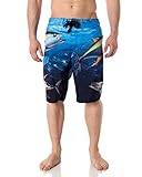 Men's Fish Microfiber Hybrid Board Shorts