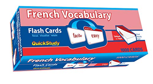 French Vocabulary Flash Cards (Academic)