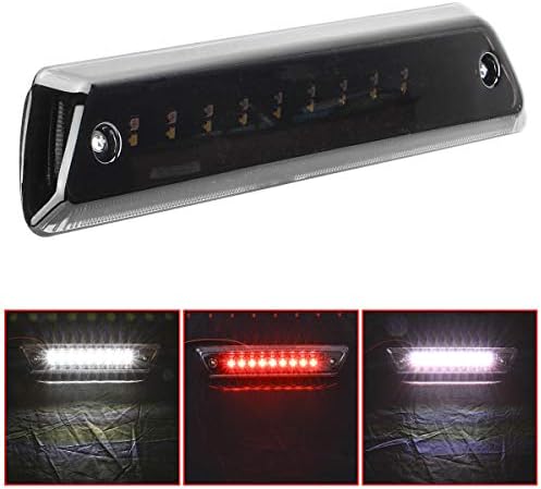 LED 3rd Brake Light for Ford F150 2009 2010 2011 2012 2013 2014 High Mount Third Brake Light Lamp Reverse Light with Smoked Len Waterproof (Smoke Lens)