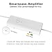 ANTOP Antenna Smartpass Amplifier TV Signal Booster with High Gain & Low Noise & Built-in 4G LTE Filter -3ft and 0.3ft Coaxial Cables, USB Power Adapter and 5ft USB Cable Included