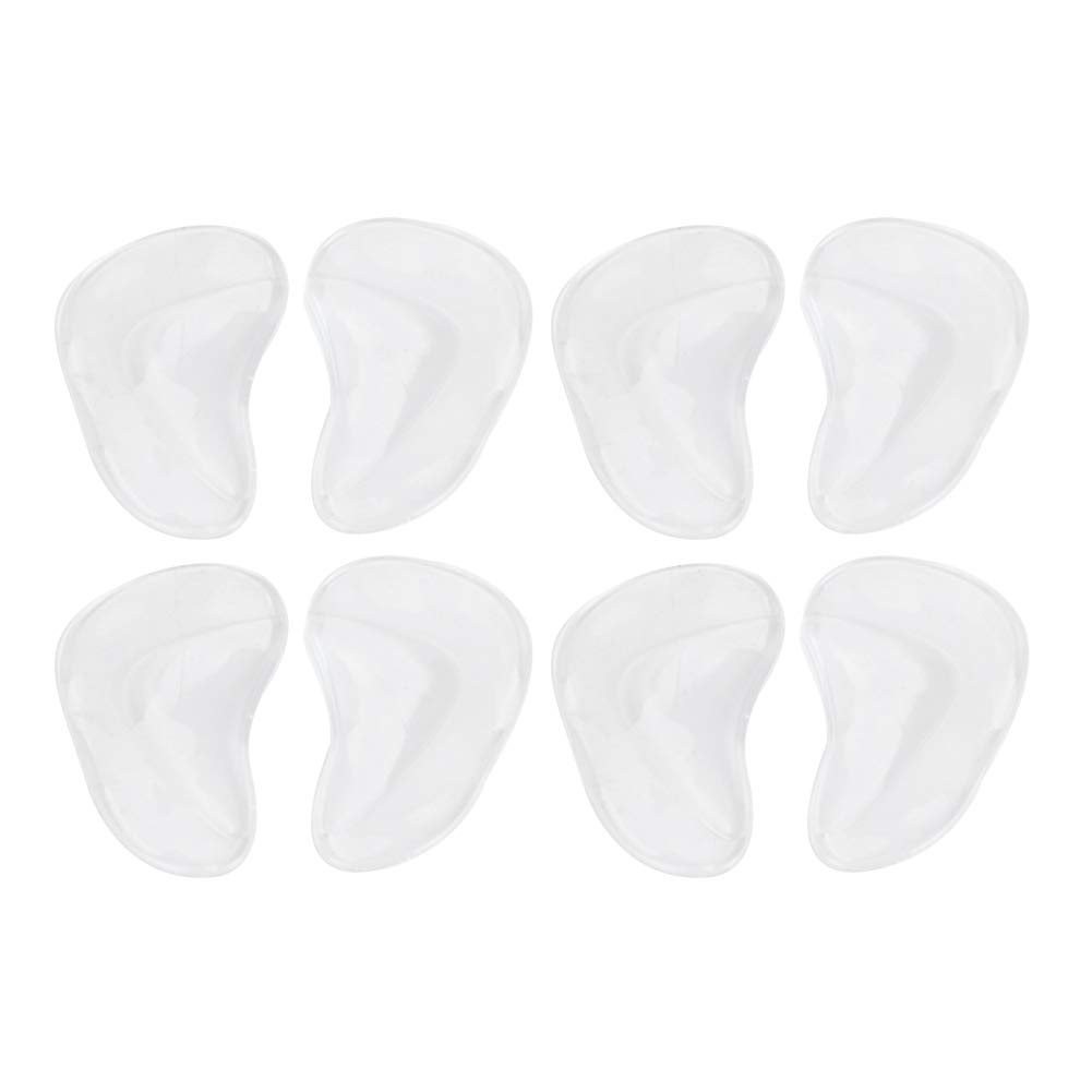 Cikonielf Arch Support Colorless Transparent Silicone Foot Arch Support Insole Foot Care Cushion Correction Gel Orthopedic Pad Stop Slip