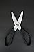 MOJO-HOME Ceramic Scissors Kitchen Utility Office Classroom Cooking Scissors Shears - White Blade/Black Handle