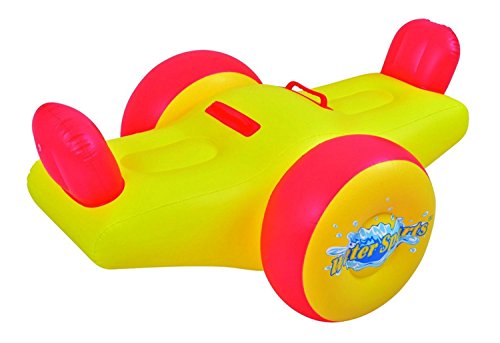 Pool Central Children'S Inflatable Water Sports Swimming Pool Seesaw Float, Yellow/Red, 57"
