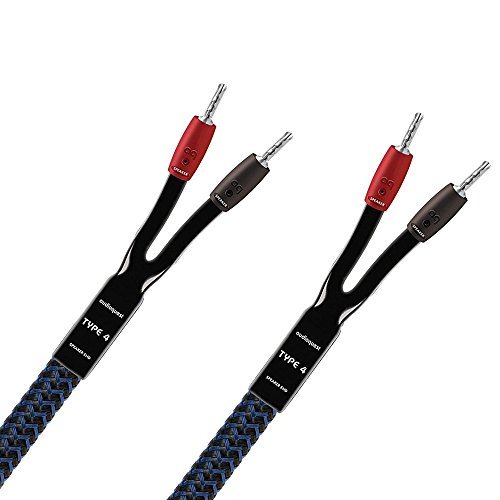 AudioQuest Type 4 3.6m (12 ft.) (Pr.) Speaker Cable with Silver BFA Banana Terminations