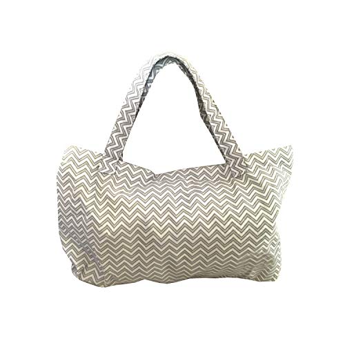 2-in-1 Shopping Cart and High Chair Cover for Baby~Padded~Fold'n Roll Style~Portable with Free Carry Bag (Gray Chevron)