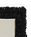 Wrap Around Black Ruffled Elastic Solid Bed Skirt Fits Both Queen, King and Cal King Size Bedding High Thread Count 14 inch Fall Microfiber Dust Ruffle, Silky Soft & Wrinkle Free.