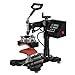 Mophorn Heat Press Machine 15x15 inch 5in1 T-Shirt Heat Press and Vinyl Cutter 54 inch Plotter Machine 1350mm Paper Feed Vinyl Cutter Plotter