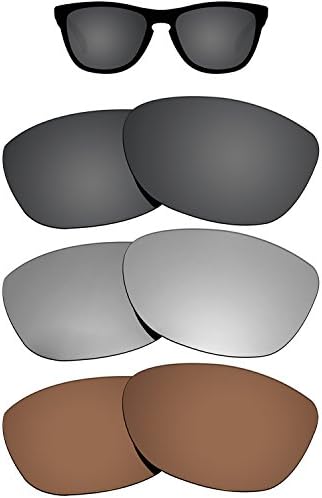 Kygear Replacement Lenses Different Colors for Oakley Frogskins Sunglass Polarized Pack of 3
