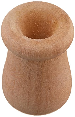 Wood Turning Shapes-Candle Cup 1" (1/2"Hole) 5/Pkg