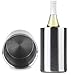 Insulated Wine Cooler Bucket with Wine Aerator - Fits 750ml Wine Bottles, Keeps Wine Cold for Hours | Sweat-Free Stainless Steel Wine Bottle Chiller/Champagne Bucket | Premium Wine Chiller Bucket