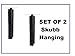 Ikea Organizer Closet Storage Hanging Skubb (2 Pack) Black