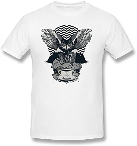 Sept Men's Twin Peaks Tv Art T-shirt White