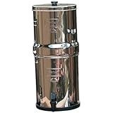 Big Berkey BK4X2 Countertop Water Filter System with 2 Black Berkey Elements and 2 Fluoride Filters