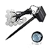 Outdoor Solar String Lights 2v 100mA Globe Fairy Led Light with 20ft 4.8m White Crystal Balls for Home Decoration