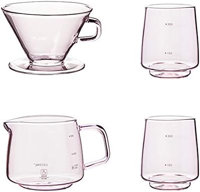注ぐコーヒーメーカーセット コーヒードリッパーブリュー グラスコーヒーサーバー 再利用可能なフィルター 700ml 注ぐコーヒーメーカーセット コーヒードリッパーブリュー グラスコーヒーサーバー 再利用可能なフィルター 700ml