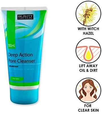 beauty formulas deep action pore cleanser
