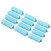 12 Pieces Foam Hair Roller, Color Scissor Soft Pink Sponge Hair Curlers Bouncy Curls Style Tools Accessories Blue