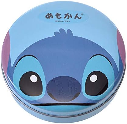 Amazon ディズニーストア 公式 メモ帳 缶ケース入り スティッチ ポップ メモ帳 文房具 オフィス用品