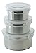 Steelware Snap Seal Leak-proof Stainless Steel Food Storage and Lunch Containers (Set of 3)