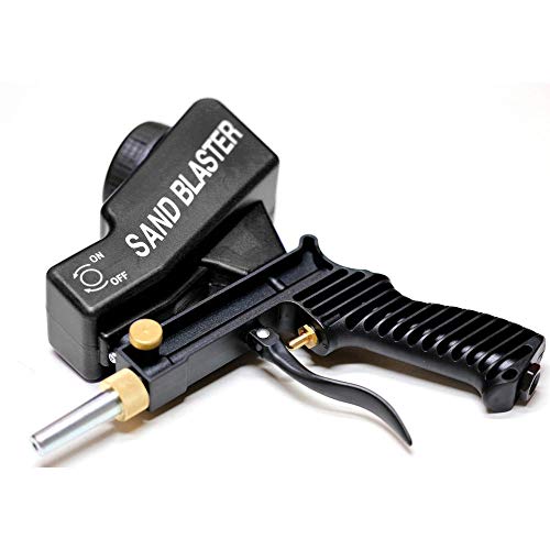 Gravity Feed Sandblasting Tools Air Sandblaster Tools Sand Spray Gu n For Rust Remove Sandblaster Air Tools - Blue