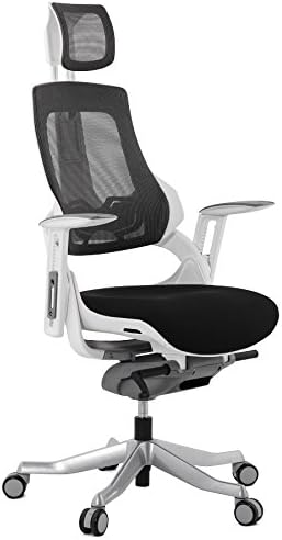 Alterego Fauteuil De Bureau Ergonomique Teknik En Tissu Noir Amazon Fr Cuisine Maison