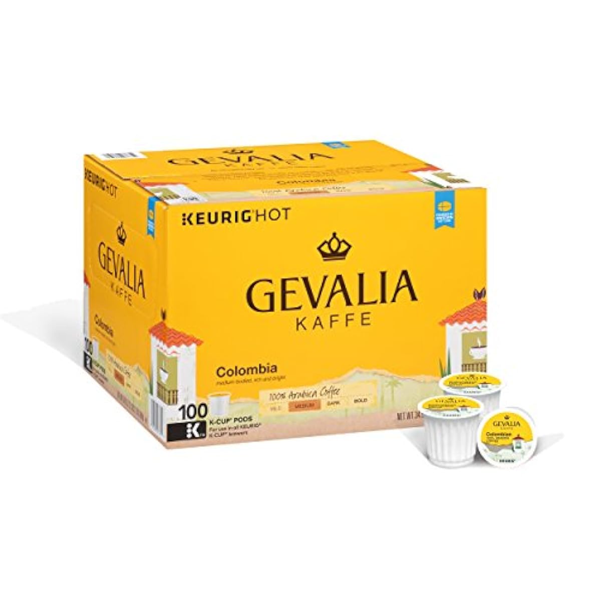 Gevalia Columbian Coffee 100 KCups Free Shipping 43000077610 eBay