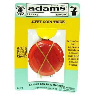 Adams Jiffy Coin Trick From Magic - So Simple To Do, But Defies Logic.