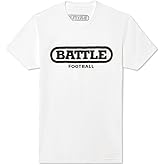 Battle Sports Original Football T-Shirt for Adults and Kids, Novelty Graphic