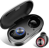 Portable Bluetooth Kopfhörer Wireless Earbuds Kabellos Sport Kabellose Bluetooth Kopfhörer mit In Ear Ohrhörer Sport...