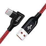 OnePlus 6/ 6T Charger Cable, COOYA Right Angle Design OnePlus Dash Charge Cable, 90 Degree Fast Charging Dash Cable Charging Rapidly Compatible with OnePlus 6T/ 6/ 5T/ 5/ 3T/ 3 for Playing Games 6.6FT