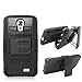 Phone Case for Lg Access LTE Black Edge Cover Kickstand Combo Holster Belt Clip L31g
