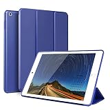 IPad 9.7 inch 2017/2018 Case aoub Ultra Slim Lightweight Smart Trifold Stand Cover with Magnetic Auto Wake & Sleep Function/Soft TPU Back Cover for iPad 5th/6th Generation (Navy)