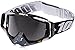 100% unisex-adult Goggle (Black,Mirror Silver,One Size) (RACECRAFT RC ABYSS Black Mirror Lens Silver) - 50110-001-02