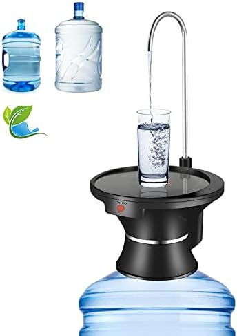Rromxyuxi Water Pump for Gallon Bottle with Tray, Electric