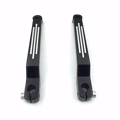 HTT Motorcycle Black Aluminum Heel/Toe Shift Levers For Harley Davidson Tour Glide 1988 and later