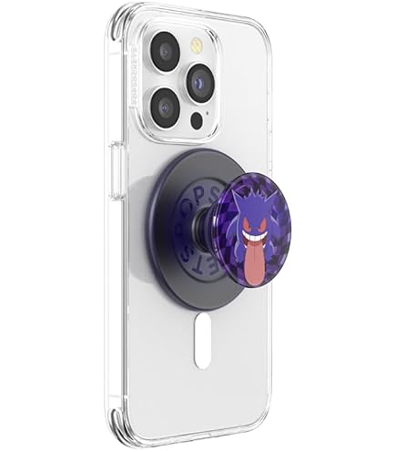 PopSockets MagSafe Telefoongreep met standaard, magnetische houder, verwisselbare bovenkant, veilige grip voor iPhone MagSafe, telefoon en tablet, Disney, PopOut Dreamy Stitch